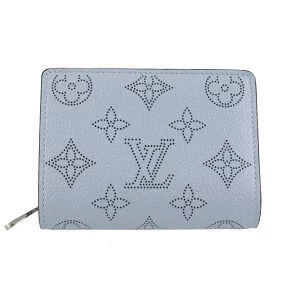 Louis Vuitton Mahina Portefeuille Claire Bi fold Wallet Blue